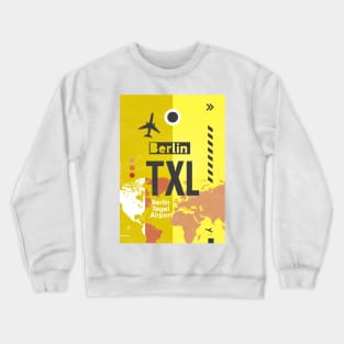 TXL BERLIN airport code Crewneck Sweatshirt